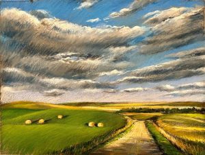 l 020 the season of harvest pastel 40x30 cm 2023