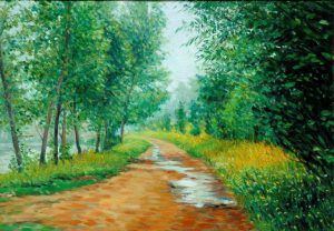 l 031 after the rain oil on canvas 70x50 cm 1995