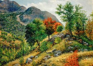 l 03 fall is starting tange tizab oil 80x60 cm 2000