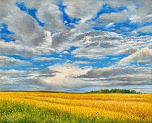 l 011 endless farmlands beaspaw calgary oil on canvas 50x40 cm 2022