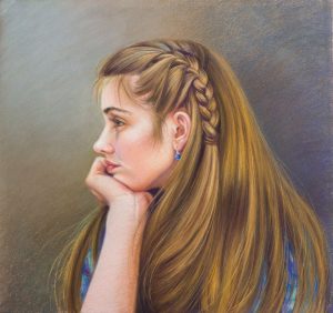 P 01, Golestan, Pastel, 55x55 cm, 2003