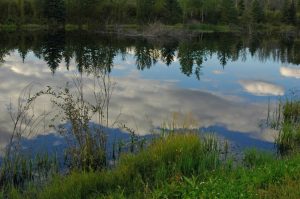 refelection, banff national park, canada